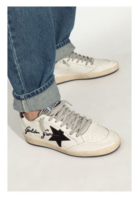 Sneakers ball star in bianco e nero Golden Goose - donna GOLDEN GOOSE | GWF00117F00616410238